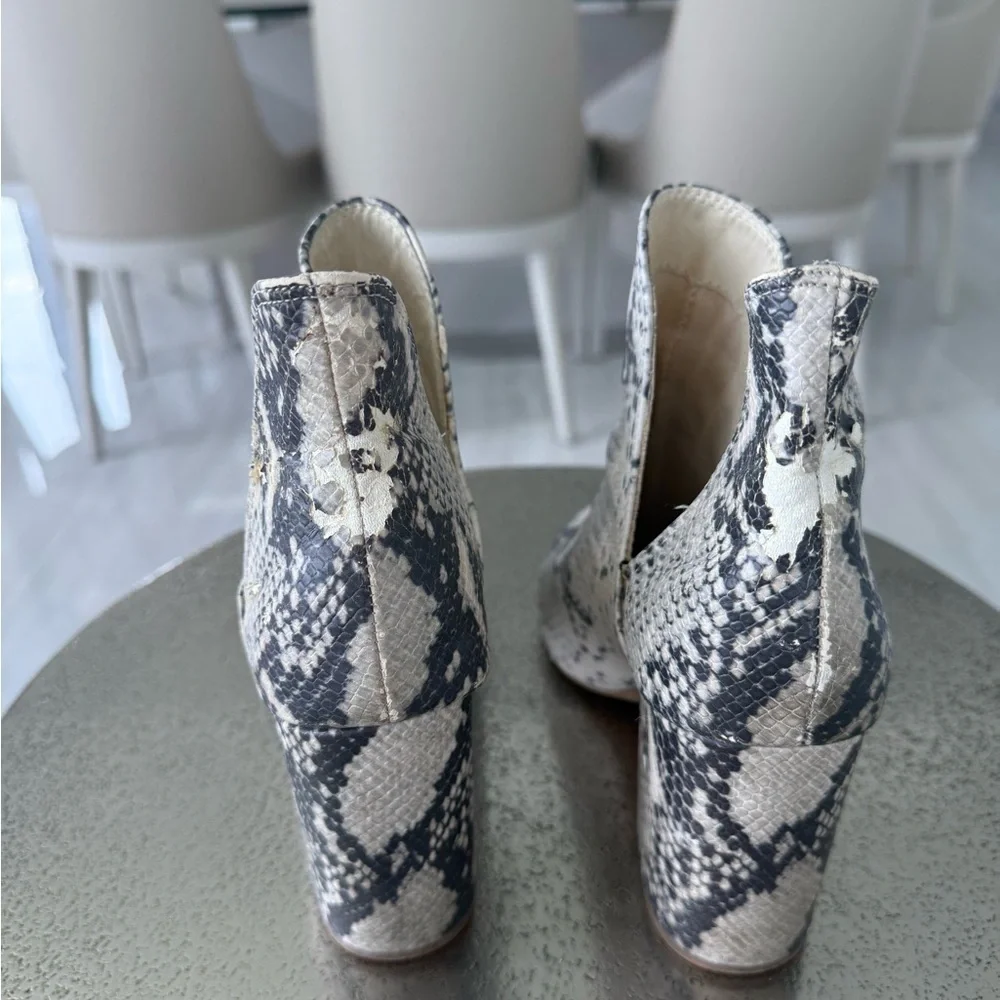steve madden rockstar snakeskin booties Snakeskin Patterned Ankle Boots